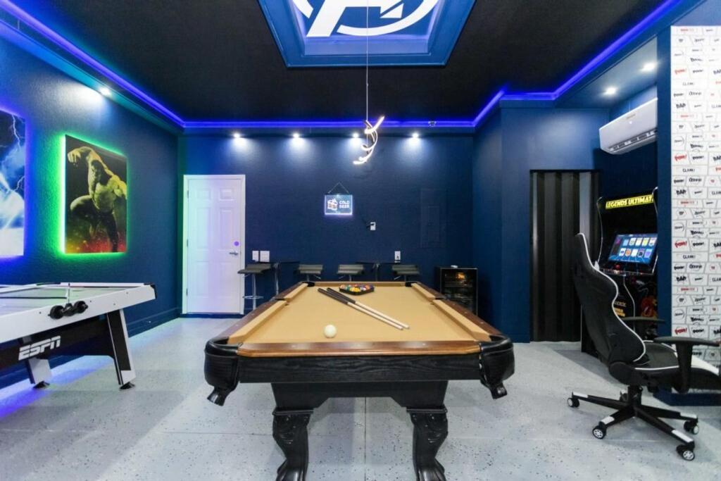 6 Bedrooms Pool And Game Room - 2 Miles To Disney 7817 올랜도 외부 사진